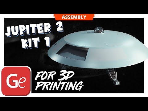 Jupiter 2 Kit 1: Exterior STL files for 3D printing | Assembly by Gambody