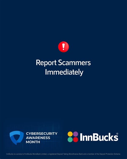 This Cyber Security month remember that scammers come in many disguises. Sometimes it's obvious, sometimes it's not. Stay vigilant and keep your InnBucks PIN and Money safe! | InnBucks