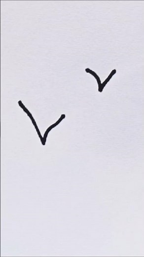 Easy bird drawing step by step #art