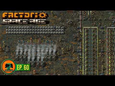 TORRETAS TESLA PARA DEFENDER GLEBA - EP. 60 // Factorio SPACE AGE "BLOQUES Y TRENES"