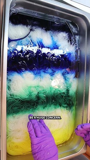 Did you know you can use fiber reactive dyes as acid dyes to dye wool?
