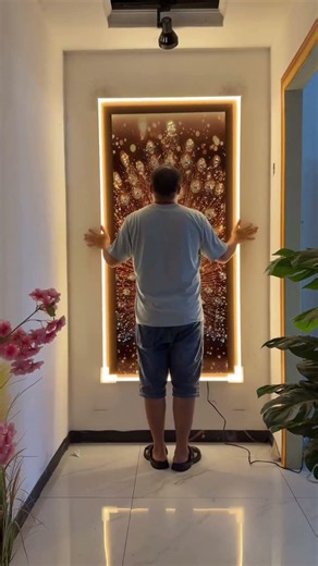 Instant ambiance upgrade! This 3D crystal light is pure magic for any room. ✨ #shortvideo
