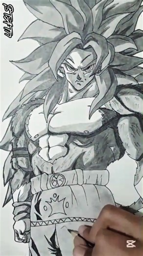 ✍️I Drew The Goku SSJ5 in Minutes!🔥