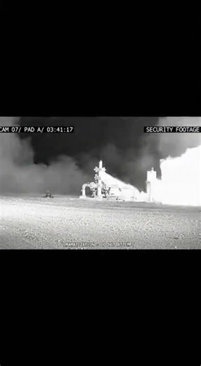 IR Security Footage: West Texas Oil Well Explosion