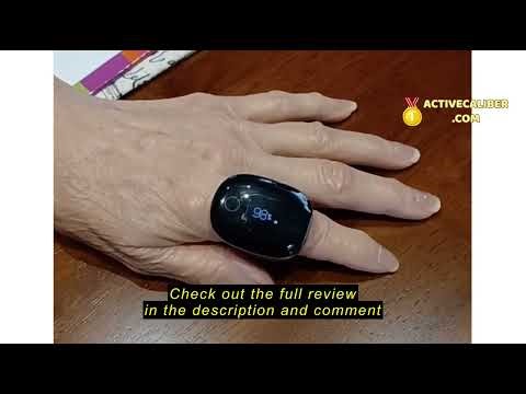 Review Wellue O2Ring Oxygen Monitor with Vibration Reminder -Bluetooth O2 Pulse Oximeter Rechargeabl