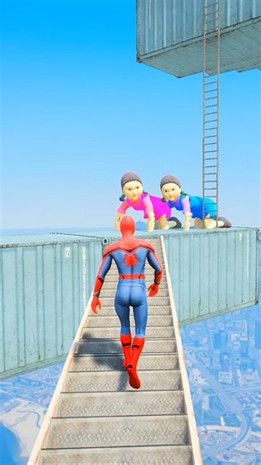 GTA 5 Epic Water Ragdolls Spiderman Jump/Fails Ep 212 #shorts