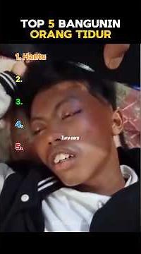 Top 5 Momen lucu Bangunin Orang tidur #top5 #lucu #meme