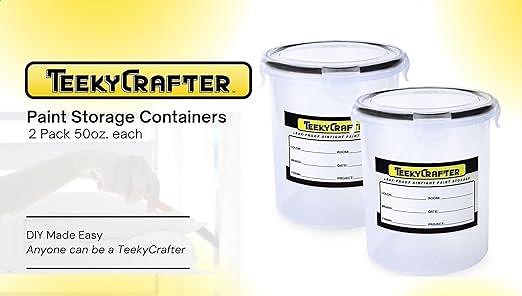Paint Storage Containers for Leftover Paint Cans
