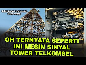 MESIN TOWER TELKOMSEL DAN ALAT PEMANCAR SINYAL UNTUK 1 KECAMATAN