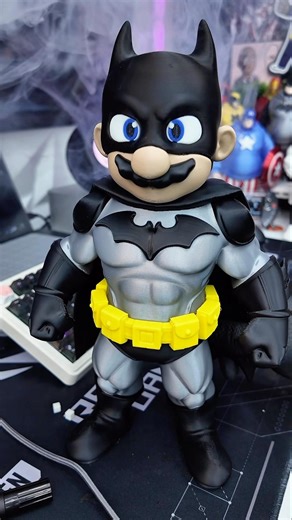 Bars-Mario #3d #batman #3dart #spiderman #3ddruck #marvel #figure #toys #3dprinting