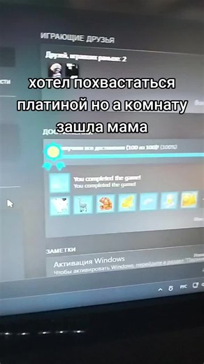 Хотел похвастаться платиной — зашла мама (руина)