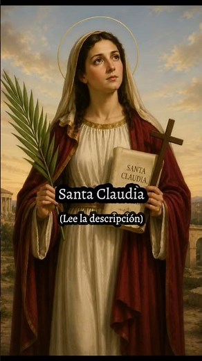 Dia 18 de mayo de 2026. Santa Claudia. #santavirgen #santos #cristianismo