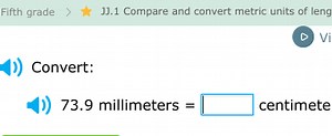 Fifth gradeJJ. 1 Compare and convert metric units of lengCon... | Filo