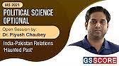 Pol Science Optional, India Pak Relations Haunted Past, by Dr. Piyush Choubey More Video Click Here:- https://youtu.be/0PtcVBfvC4o | Study Govt Job Notes | Facebook
