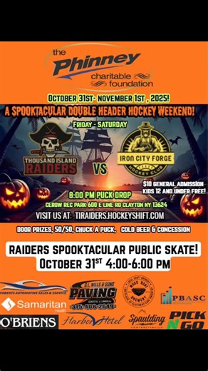 Happy Halloween Weekend in Clayton, NY! 🎃🎃 #halloween🎃 #halloween2025 #1000islands #TrickOrTreat #nightmareonriverside | Clayton Chamber of Commerce