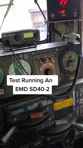 Test Running An EMD SD40-2 Locomotive - Train Enthusiast Video