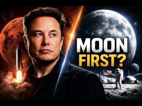 Elon Musk Shifts From Mars to the Moon | SpaceX’s New Plan Explained