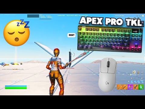 Fortnite 1v1 BuildFights — Apex Pro TKL Keyboard Sounds (360FPS 4K)