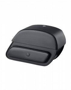 32L - Pantheon Large Hard Mount Shock Cutout Saddlebags for Harley Sportster 1200 Custom XL1200C/XLH1200C