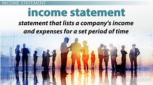 Operations of an Income Statement