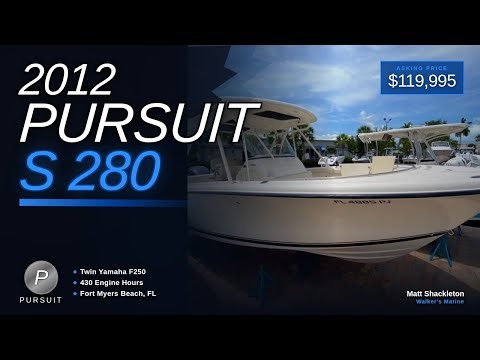 2012 Pursuit S 280 - For Sale #pursuitboats #S280 #centerconsoles