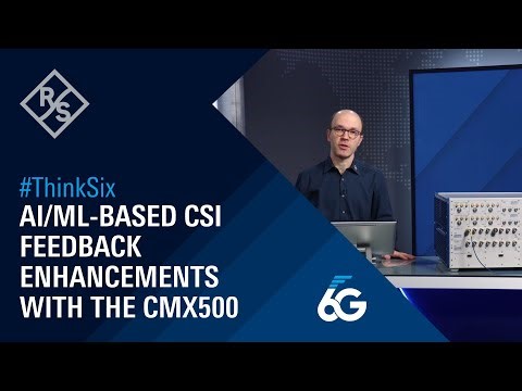 AI/ML-based CSI feedback enhancements with the R&S®CMX500 one-box signaling tester