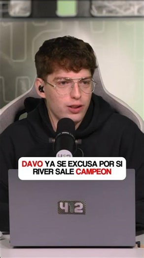 DAVO IS ALREADY MAKING EXCUSES IN CASE RIVER WINS THE CHAMPIONSHIP #davooxeneize #412 #lacobraaa
