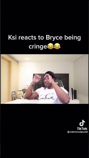 ksi reacts to Bryce hall cringe #shorts