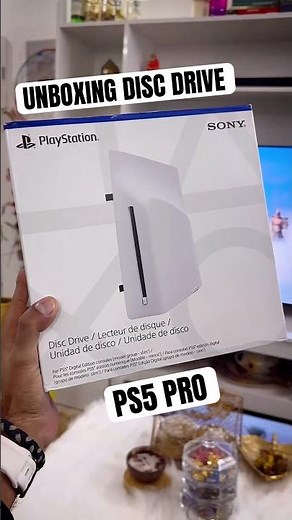 Playstation 5 Pro Disc Drive Unboxing #ps5pro #ps5 #ps6 #playstation5pro #shorts #gamingshorts #goty