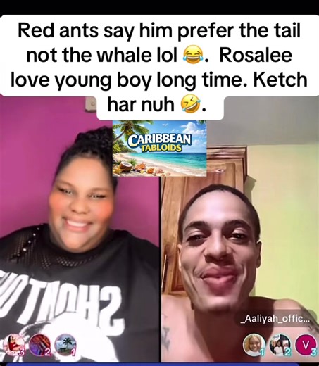Red ants nuh easy yuh nuh lol 😂 the man tell rose him prefer the tail not the whale lol 😂 hahaha. À long time rose did want young boy. #rose #jakes #akeam #dyemaattitude #khandy