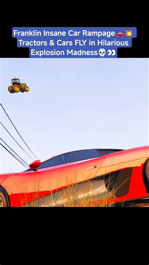 Franklin Insane Car Rampage Explosion #shorts #GTA5 #Franklin #CarRampage #Explosion #EpicCrash