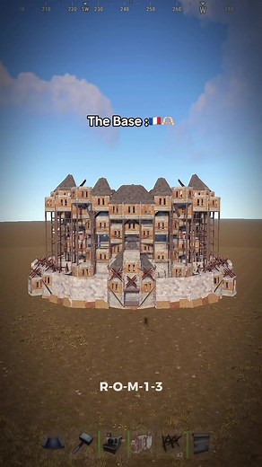 Rust Game Large Group Egg Base Building Tutorial