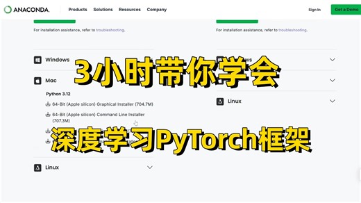 【零基础快速入门】3小时带你从入门到精通，掌握pytorch框架及深度学习