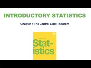 Stat 1490 Chapter 7: The Central Limit Theorem