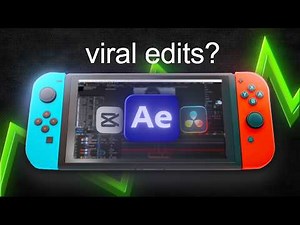 I Tried to Make a TikTok Edit On a Nintendo Switch...