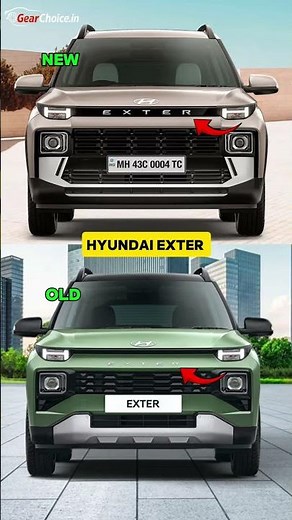 Hyundai Exter Old vs New Front Look Comparison | Exter Facelift