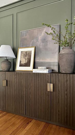 139K views · 5.4K reactions | Happy Saturday! What colors are my bedroom and dining room walls? What color is my Ikea built-in hack? These are questions I get asked daily, so here are the answers! Have you tried any of them? I’m loving the moody vibes in my home. I still have so many rooms to update but home takes time. #Bedroomideas #bedroominspo #livingroom #diningroomdecor #diningroomideas #bedroomdesign | Theedgewoodhome | Facebook