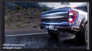 Erapta Wireless Backup Camera Monitor 1080P HD 7'' Monitor Reverse Camera Night Vision IP69K Waterproof for Car Truck RV