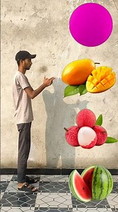 Balloon to Grapes, Mango, lichi &Watermelon - Fruits names magic video