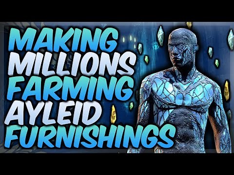 ESO Make Millions of Gold Farming Ayleid Furnishing Plans!