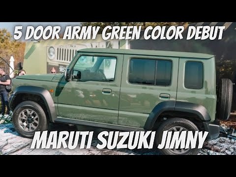 Maruti Suzuki Jimny: 5 Door Army Green Color Debut