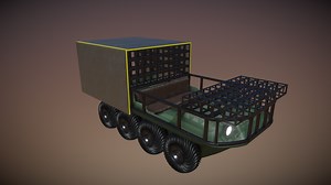 Launch Forth: Modular Logistics Vehicle, mecanic - 3D model by kyrs1979