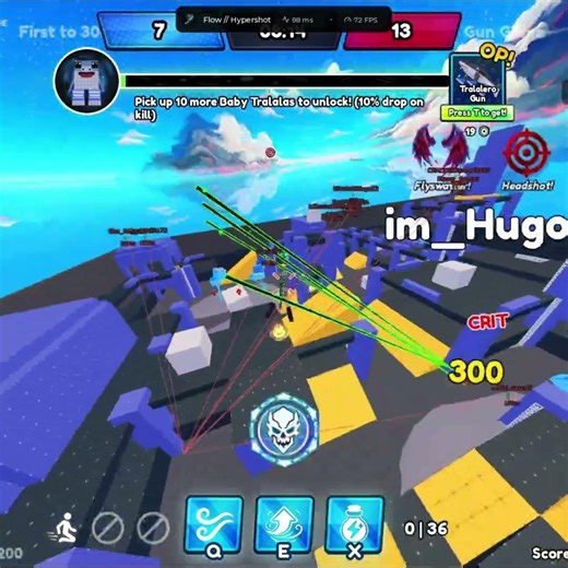 Roblox HYPERSHOT SCRIPT [KILL ALL, ESP SLIENT AIM, AIM BOT]