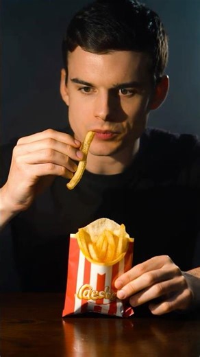 ASMR Crunchy Fries Eating | Satisfying Fry Sounds for Relaxation #shorts