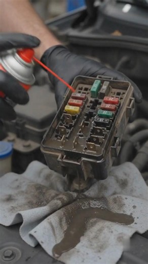 Restoring a Car Fuse Box Caked in Flood Mud! 😱🔌