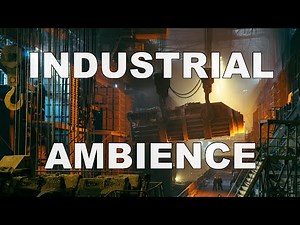 Industrial Work Building Ambience | Machine Sounds, Factory Noise & Beeping