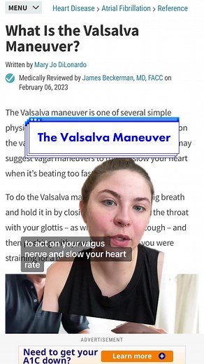 Understanding the Valsalva Maneuver for Cardiac Arrhythmia