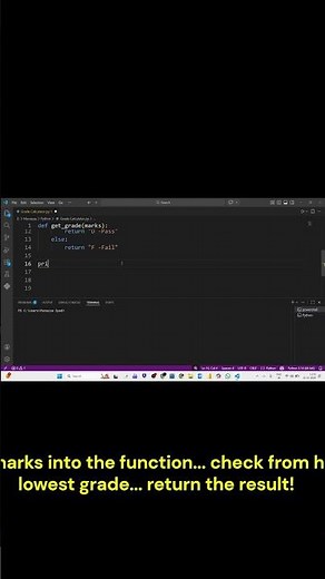 Python Grade Calculator using Functions | Beginner Project