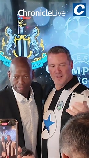 39K views · 437 reactions | Tino Asprilla getting selfies with fans at St James' Park STACK ahead of Newcastle's Champions League game against Barcelona 盧 #NUFC #NewcastleUnited #FCBarcelona #championsleague #newcastleupontyne | Newcastle Chronicle | Facebook