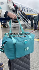 1.6K views | This bag’s a total game‑changer  Travel’s finally stress‑free—no baggage fees, fits under any seat, folds flat, and looks cool in 17 colors. Saves you money and hassle every trip. Shop now for free shipping + get your FREE Foldie bag today—before this BOGO deal ends! | The Foldie | Facebook